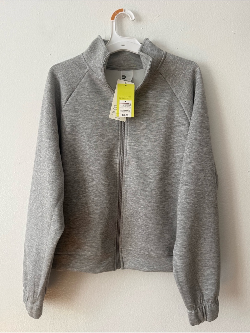 NWT all in motion Gray Full-Zip Kids Jacket